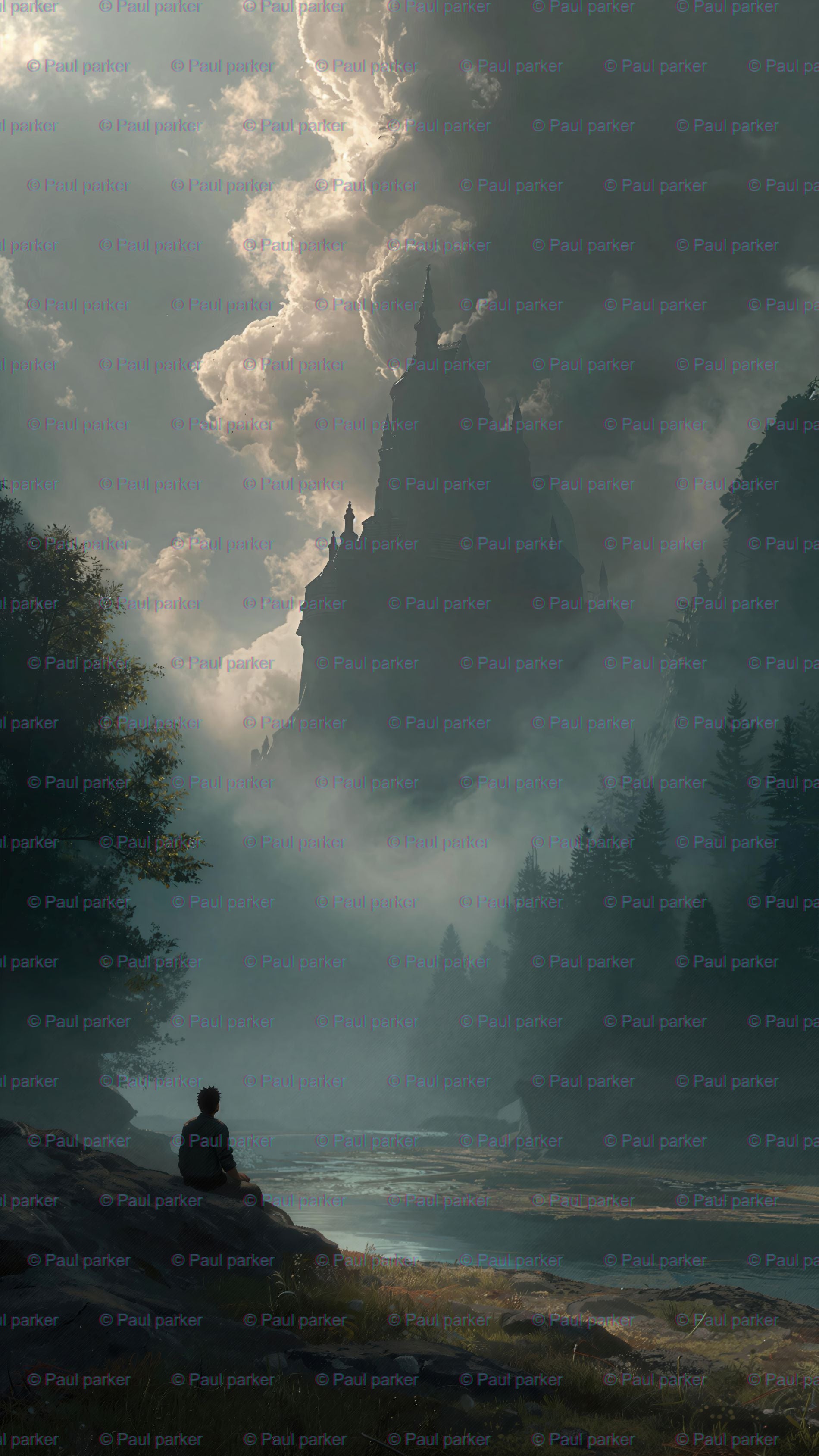 Mountain Air Digital Download 13 x 24 inches