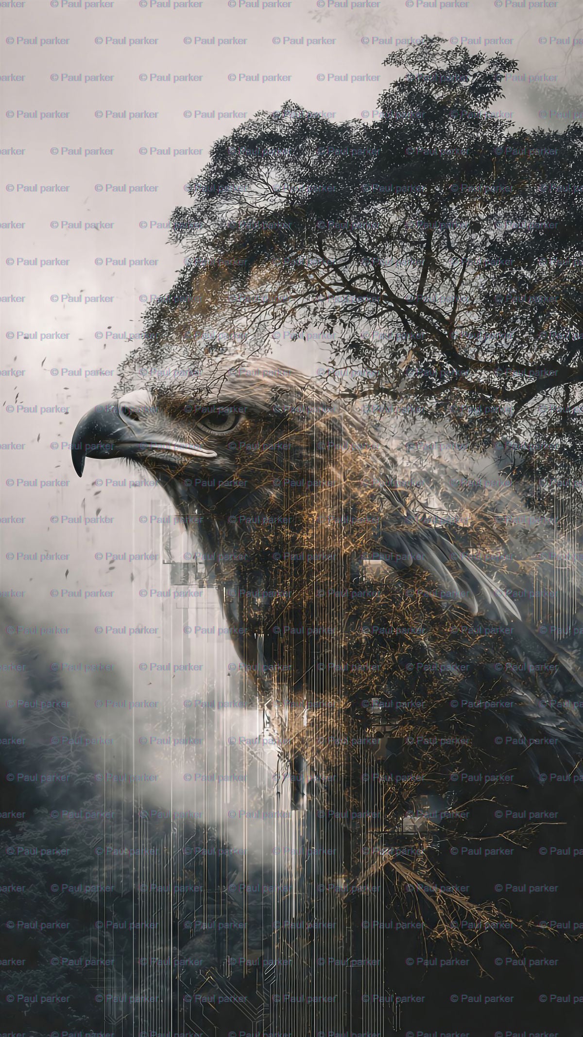 Bird Of Prey Digital Download 18 x 24 inch