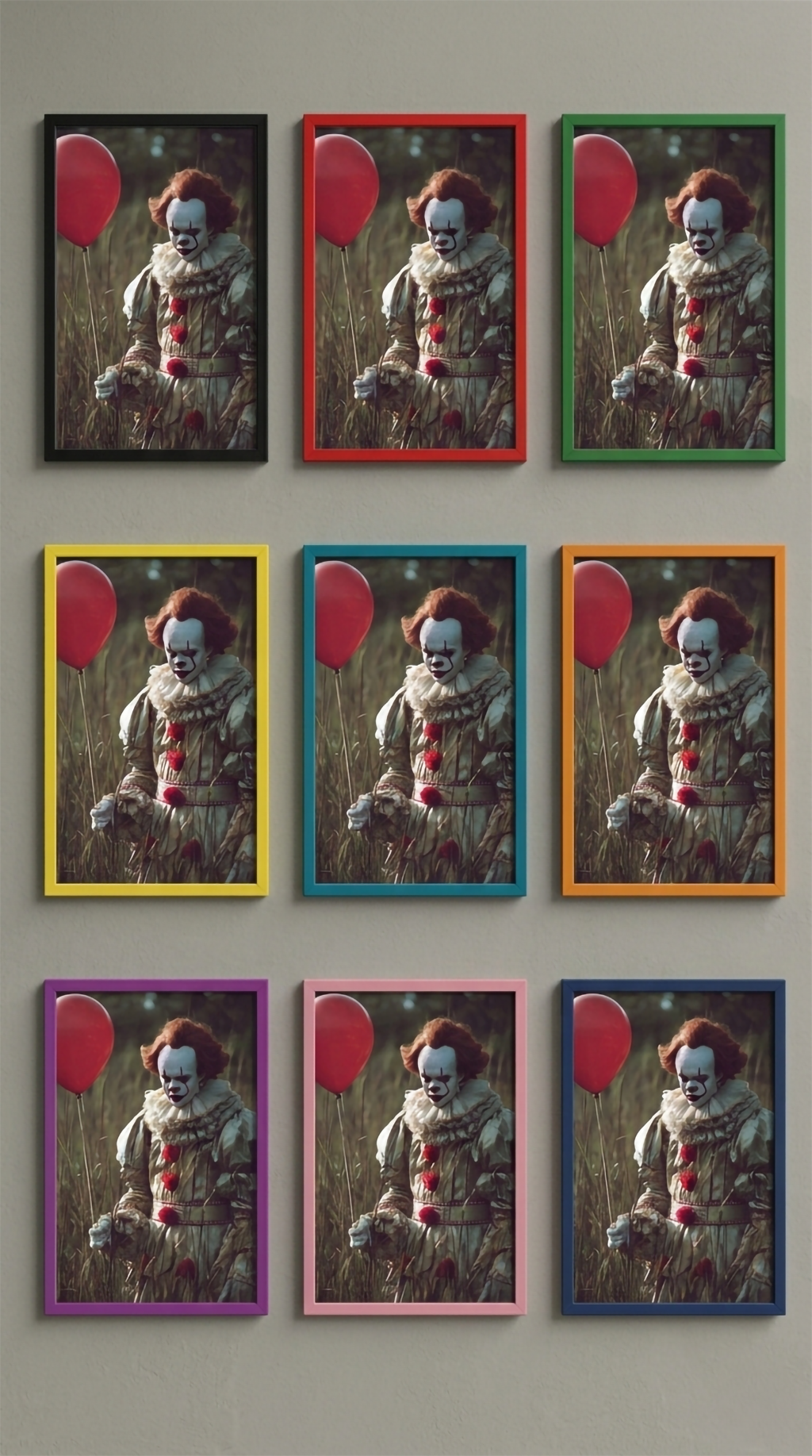 Evil Clown Fantasy Art Framed Print Artwork by Paul Parker Creative Arts Studio