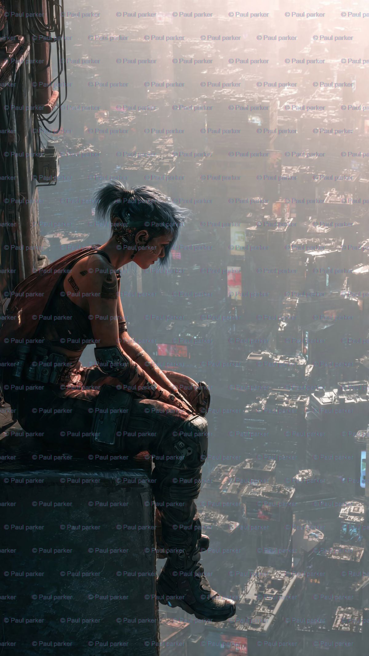 Above The Chaos Digital Download Files 18 x 24 inch