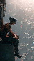 Cyber Punk City Poster