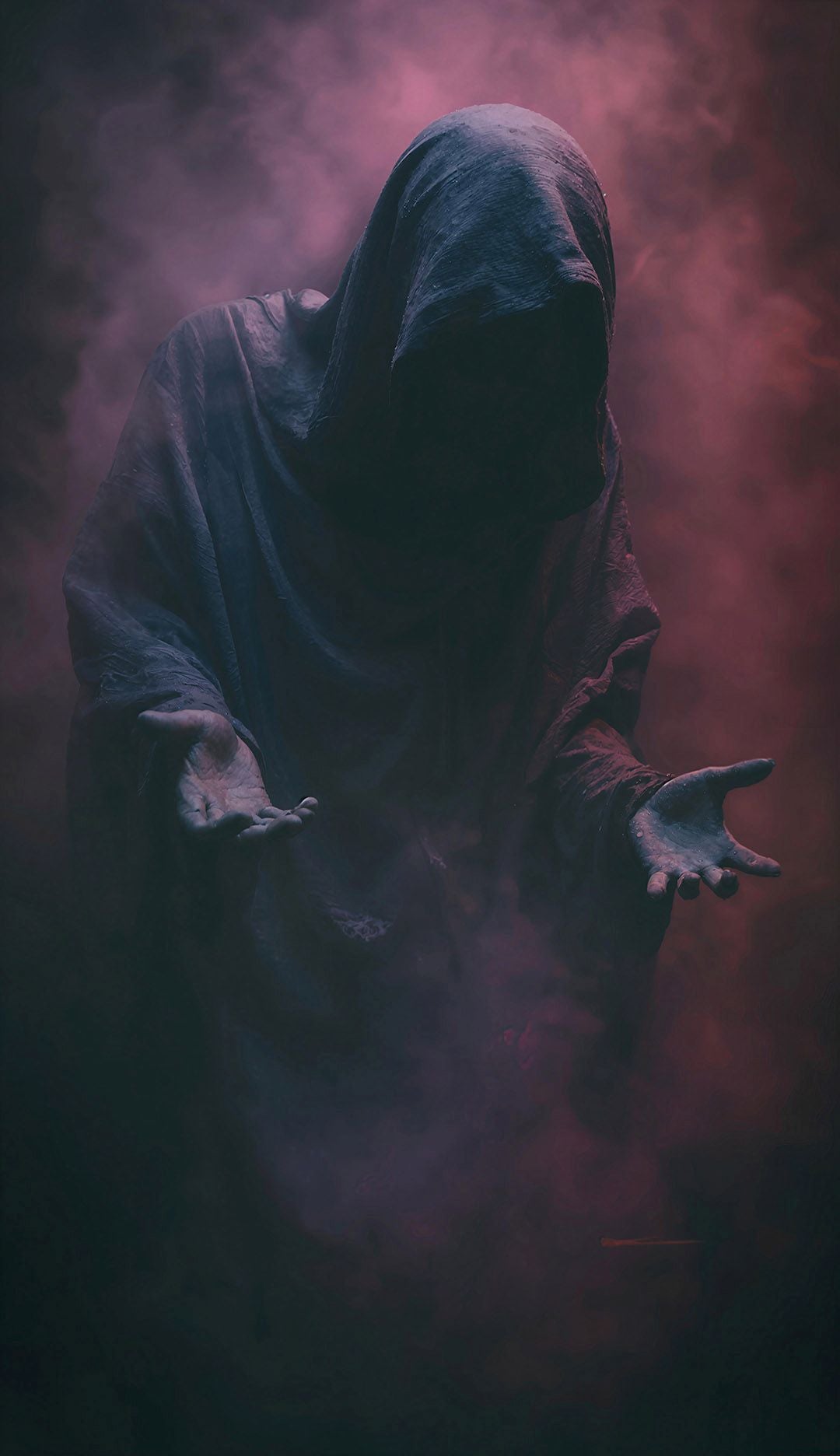 Dark Fantasy Art  Necromancer Digital Download can print to Size 24 x 47 inches. Perfect for Small/ Medium/Large posters size. High resolution Gallery standard digital download 300ppi.
