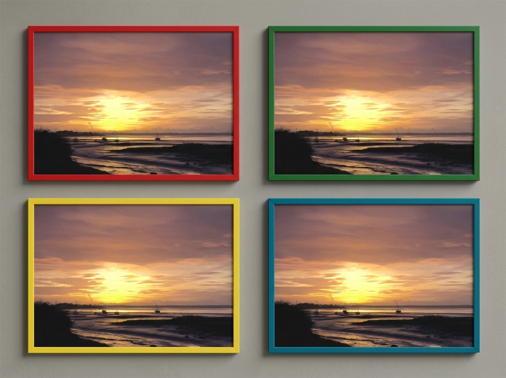 Essex Maldon Winter Sunset Framed Print Photography By Paul Parker