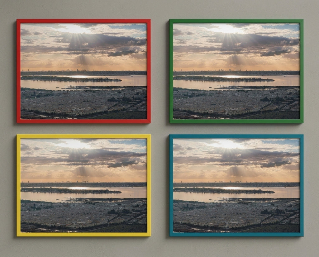 Maldon Essex Drone Photography Framed Print Futuristic Art