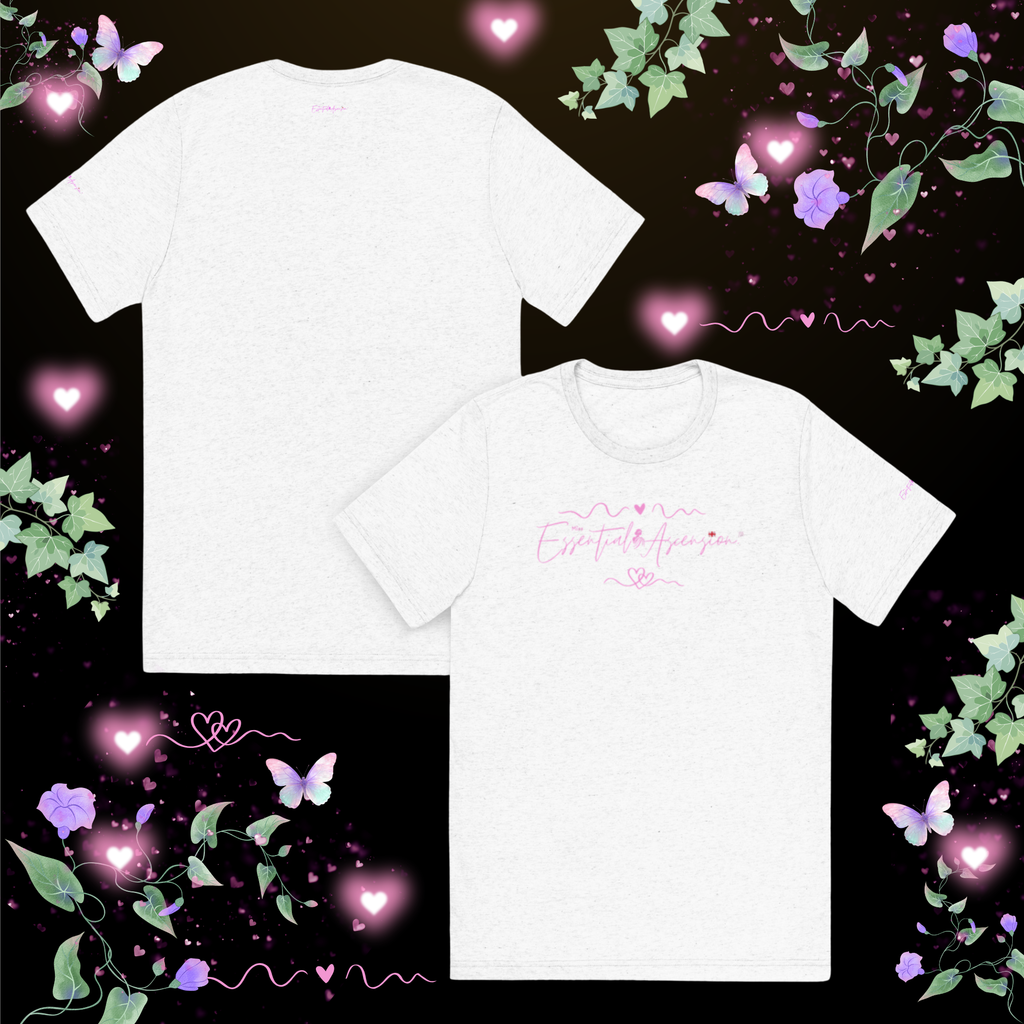 Vintage look tri-blend Womens t. White. By Ascension Colchester.