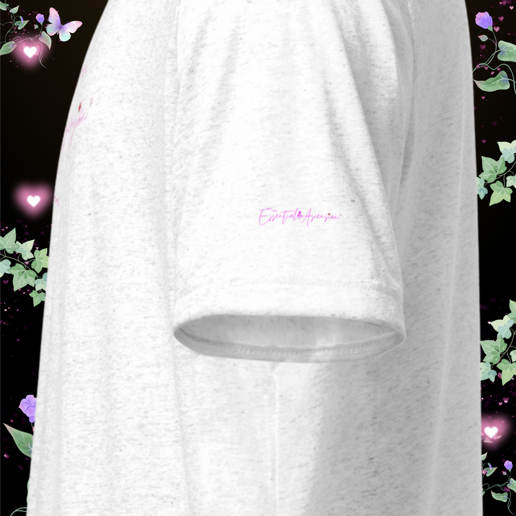 Vintage look tri-blend Womens t. White. By Ascension Colchester.