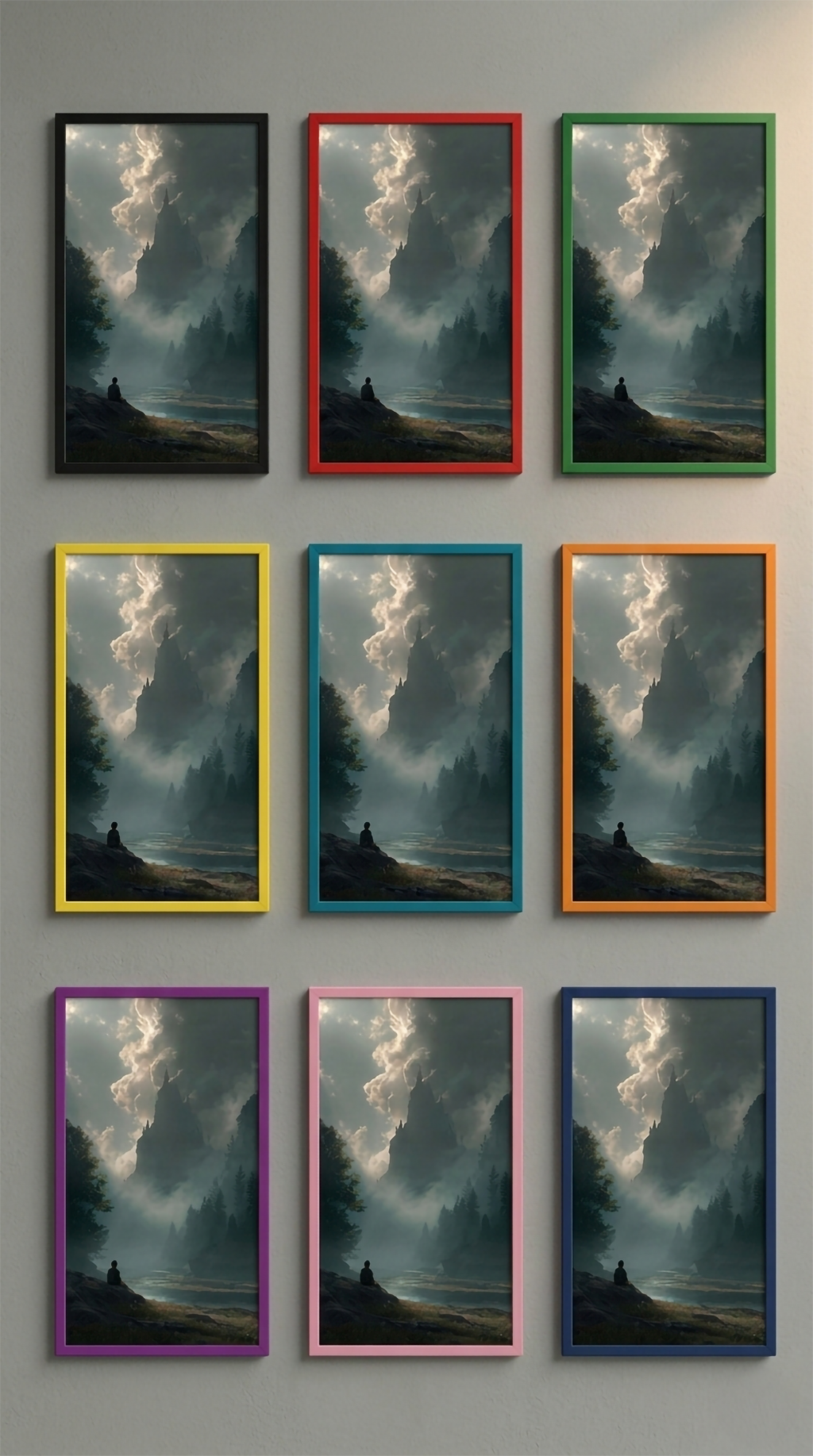 Fantasy Art Mountain Air Framed Print Art By Paul Parker Creative Arts Studio