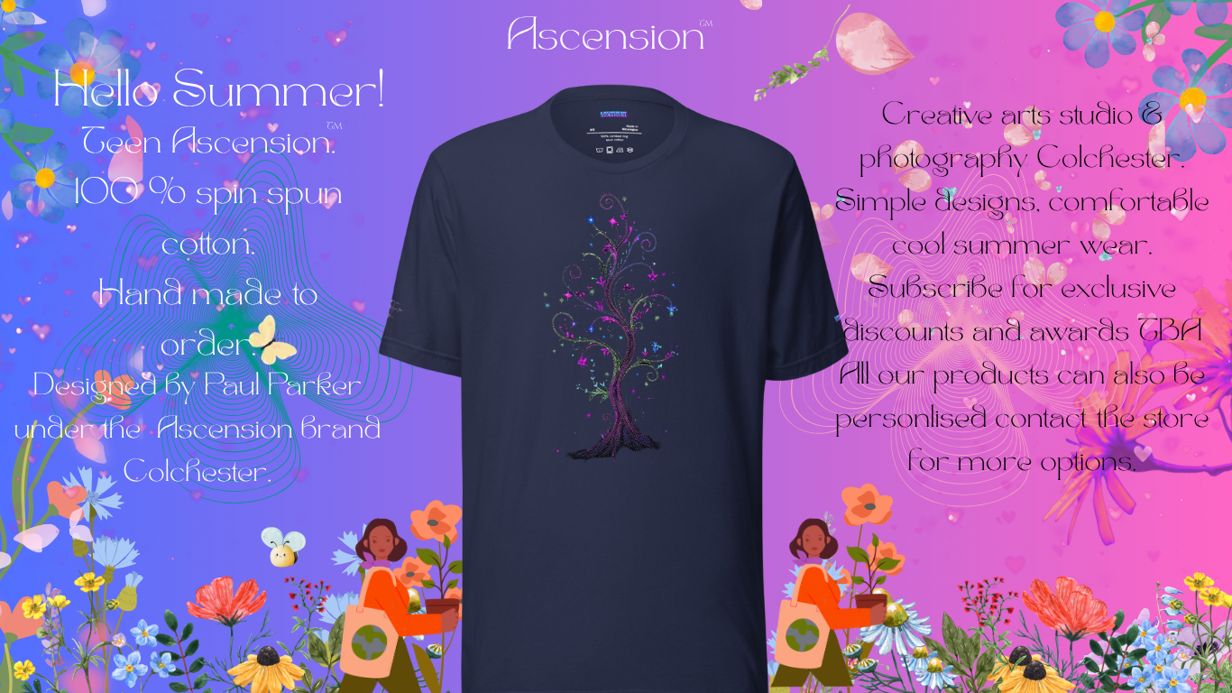 Unisex fantasy tree t-shirt Designed By Paul Parker Ascension