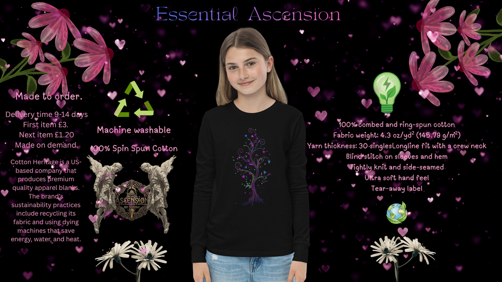 teen long sleeve tee design by Paul Parker