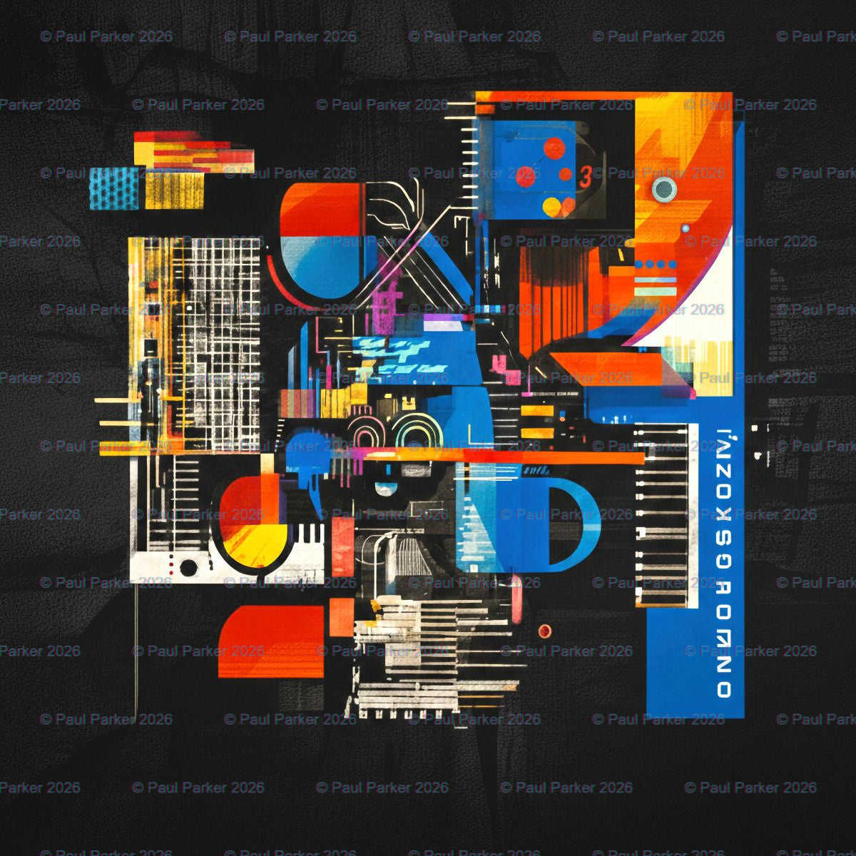 Industrial Design Digital Download 24 x 24 inch