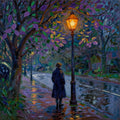 Copywrite free Impressionist Artwork Digital Download 24 x 24 inch High resolution 300ppi digital file.