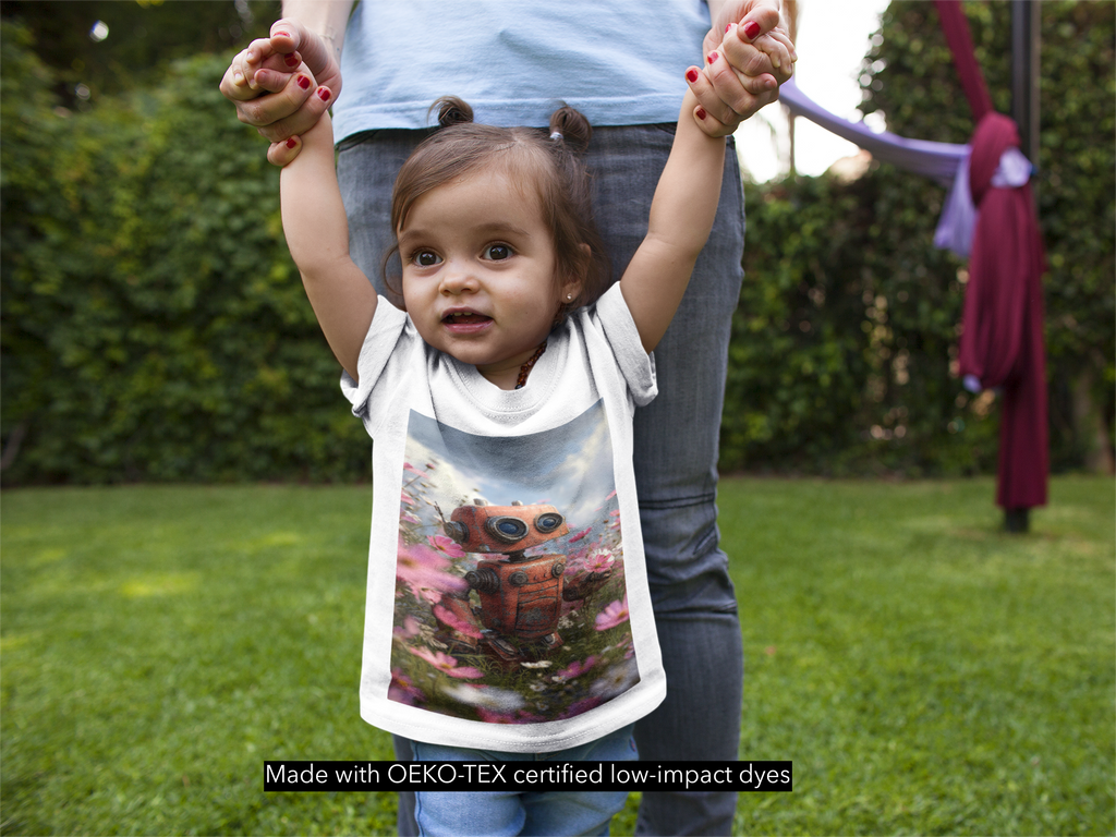 Kids robot design classic tee by Creative Arts Studio & Photography