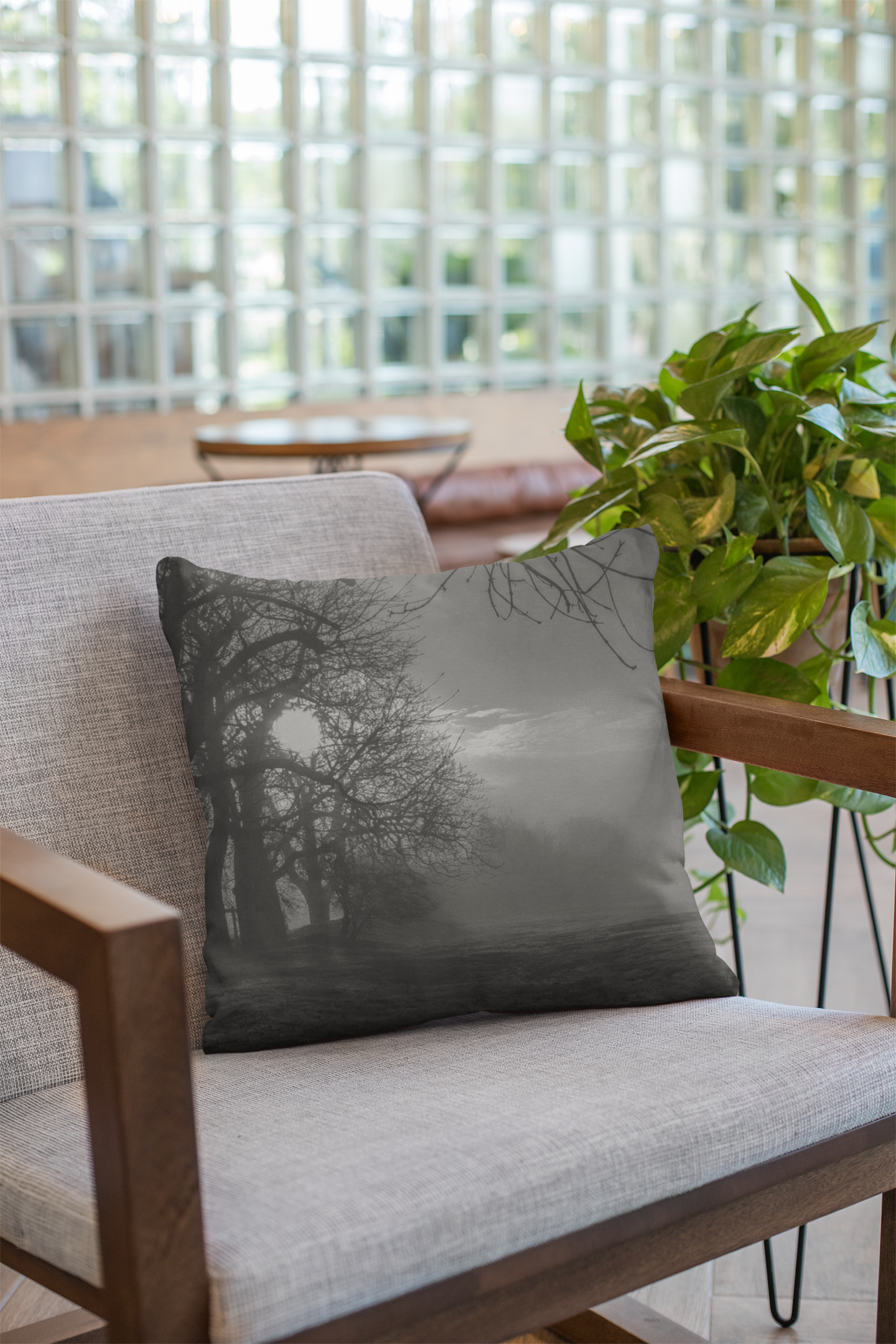 Home Furnishings Vaulty Manor U.K. Pillow 18x18 inch. Photography By Paul Parker