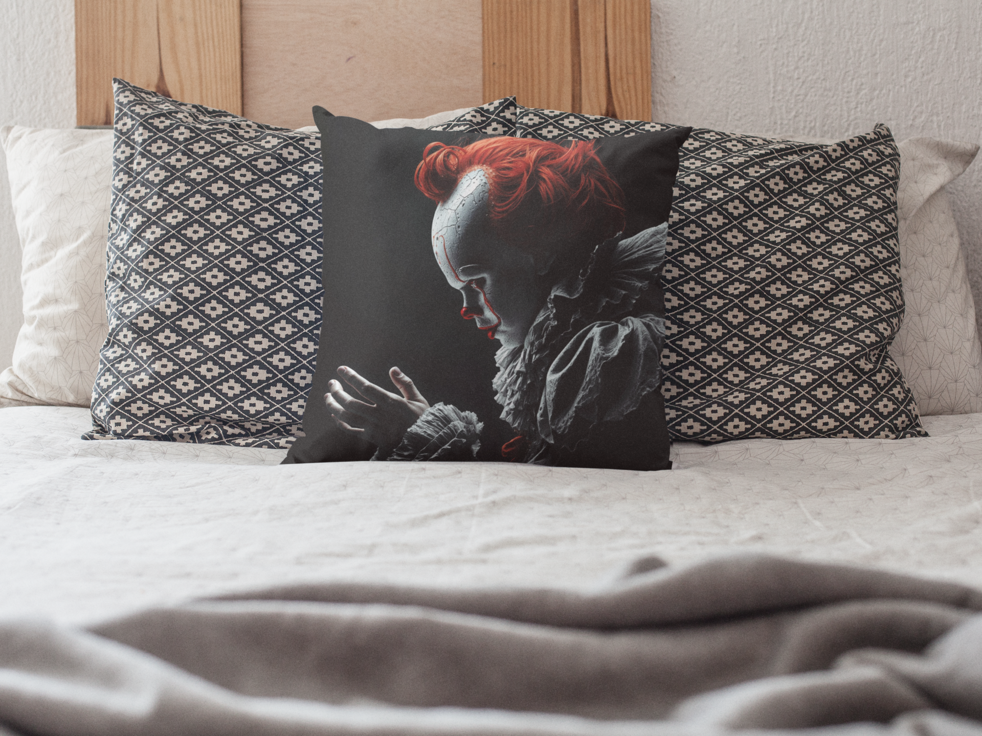 Clown Design Pillow
