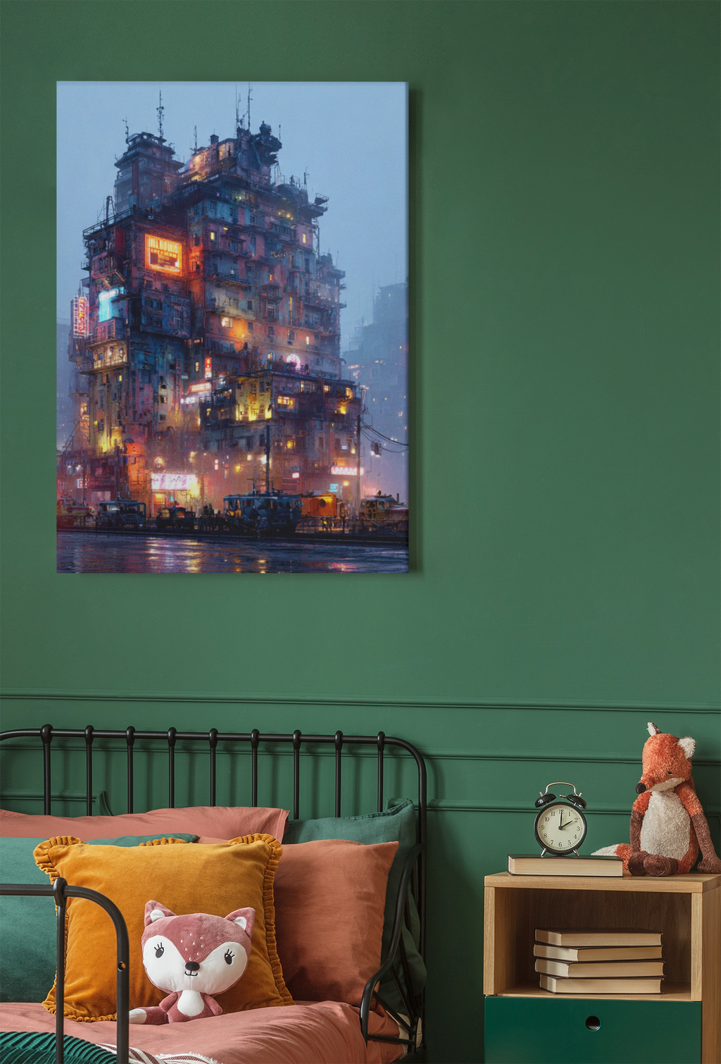 Futuristic Cities Wall Art Mumbai 3058 Poster Art By Paul Parker