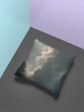 Home furnishings Fantasy Art Mountains  Printed Designer Pillow Featuring Artwork By Paul Parker