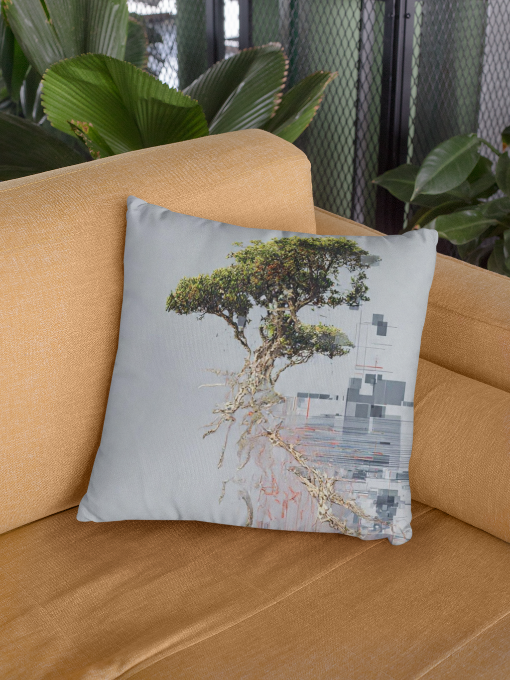 Modern Art Home Furnishings Throw Pillow Artwork By Paul Parker