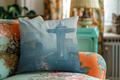 SCI FI Mumbai  2057 Throw Pillow Art By Paul Parker
