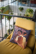 Cat And Coffee Time Throw Pillow Art