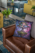 Fantasy Tree Throw Pillow Artwork by Paul Parker