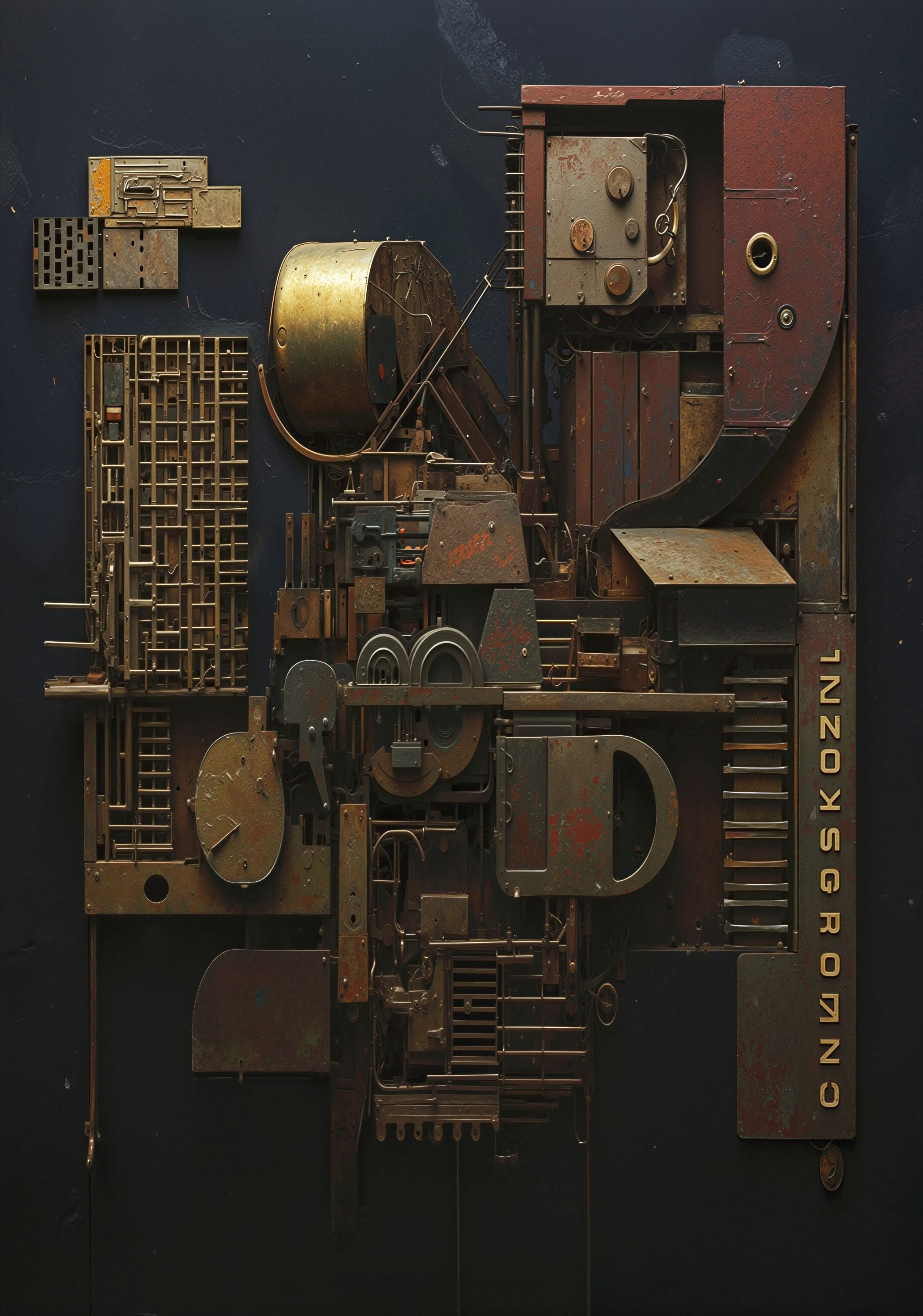 Steampunk modern design